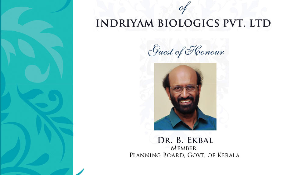 Launch of Indriyam Biologics











 

