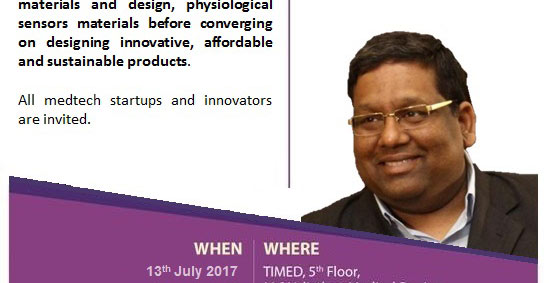 Talk @ TIMed- Dr. Arun Venkatesan, Chief Technology Officer- Villgro












 


